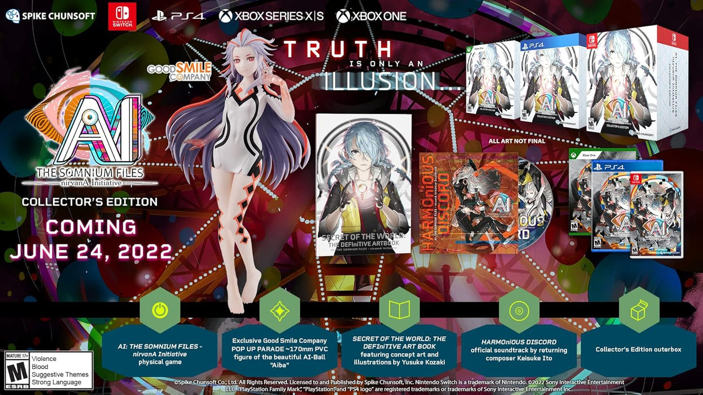 AI: THE SOMNIUM FILES - nirvanA Initiative Collector's Edition (PlayStation 4)