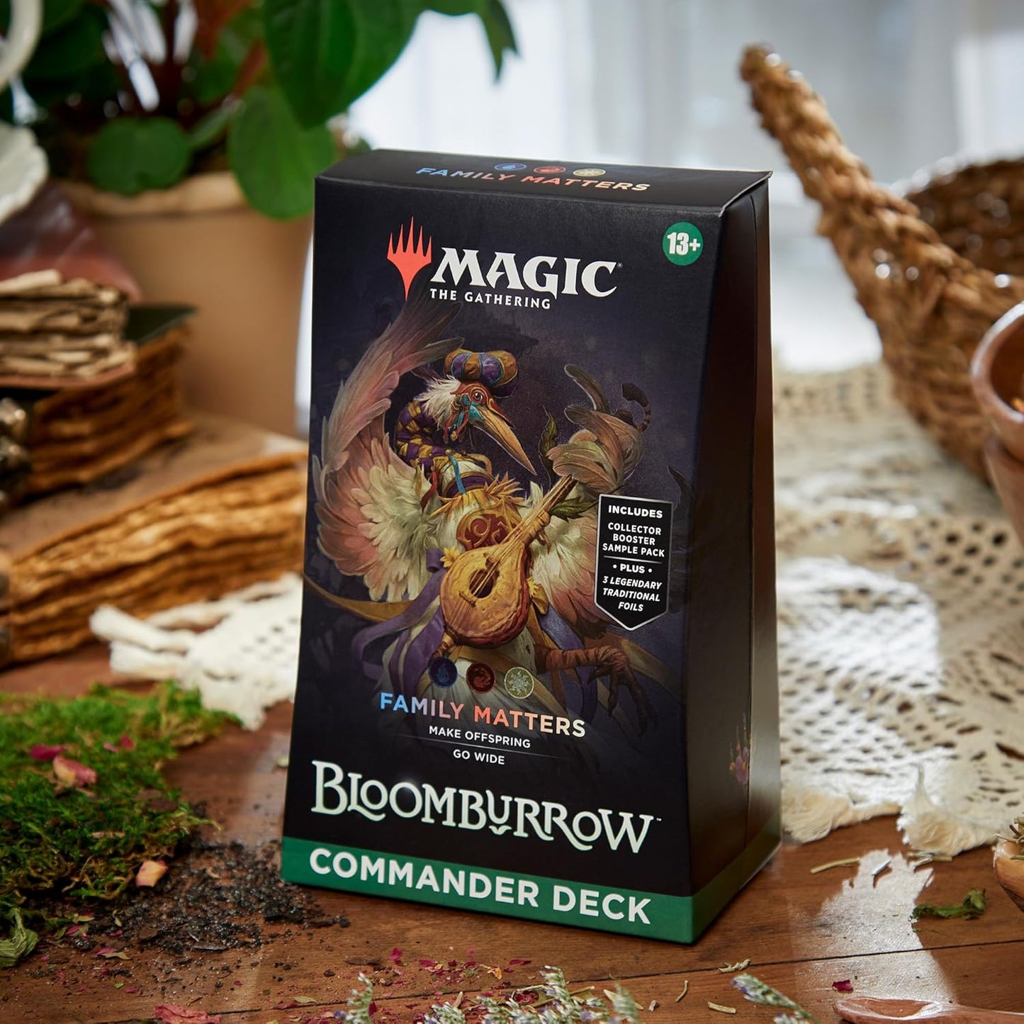 Magic: The Gathering - Bloomburrow Commander Deck - Family Matters (Blue-Red-White)
