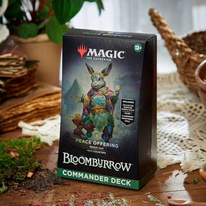 Magic: The Gathering - Bloomburrow Commander Deck - Peace Offering (Green-White-Blue)