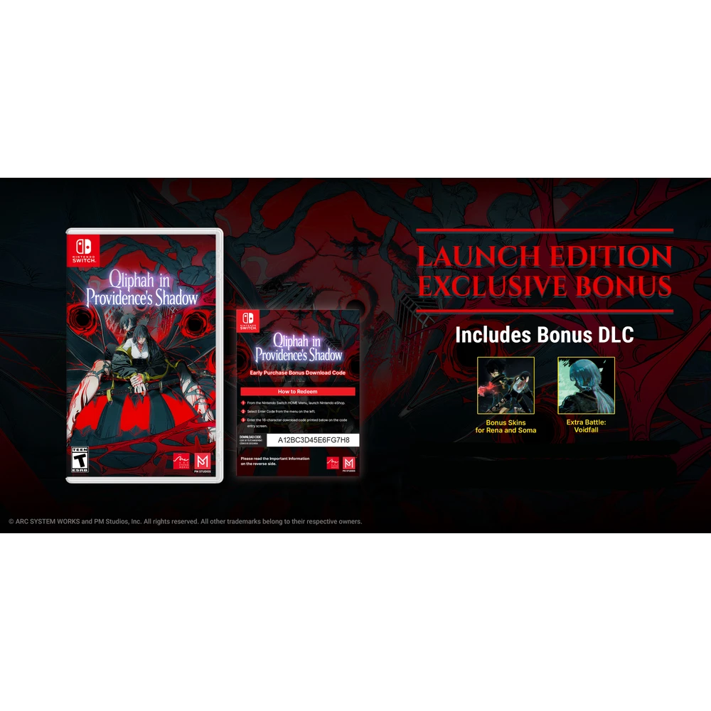 Qliphah in Providence's Shadow: Launch Edition (Nintendo Switch) [PRE-ORDER]