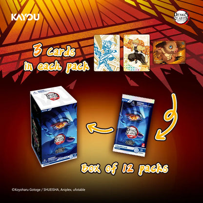 Demon Slayer: Kimetsu no Yaiba Collectable Cards - Infinity Castle Edition Series 1 Hobby Box (Kayou US) [12 Packs]