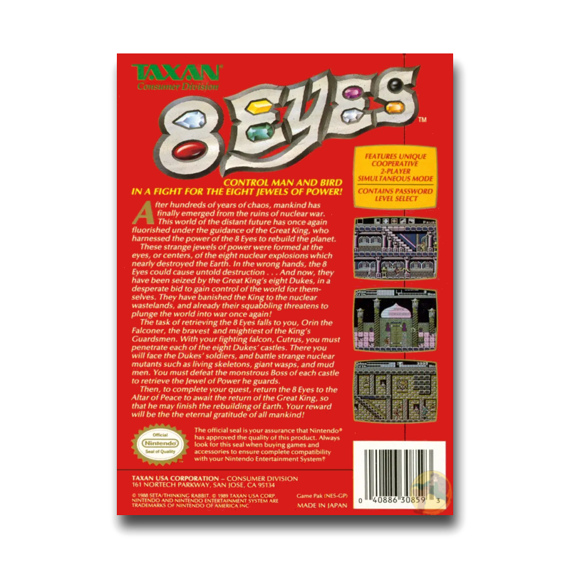 8 Eyes (Nintendo NES)