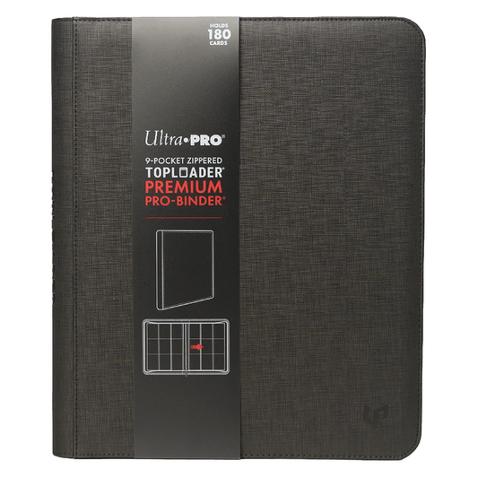 Ultra Pro: 9-Pocket Toploader Zippered Premium Pro-Binder