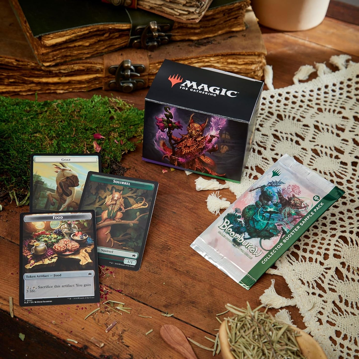 Magic: The Gathering - Bloomburrow Commander Deck - Squirreled Away (Black-Green)