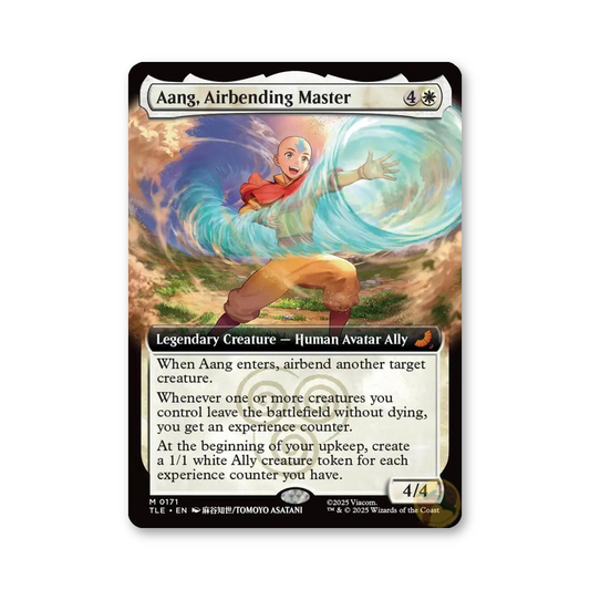 Aang, Airbending Master (Extended Art)  - 0171 (Avatar: The Last Airbender: Eternal-Legal)