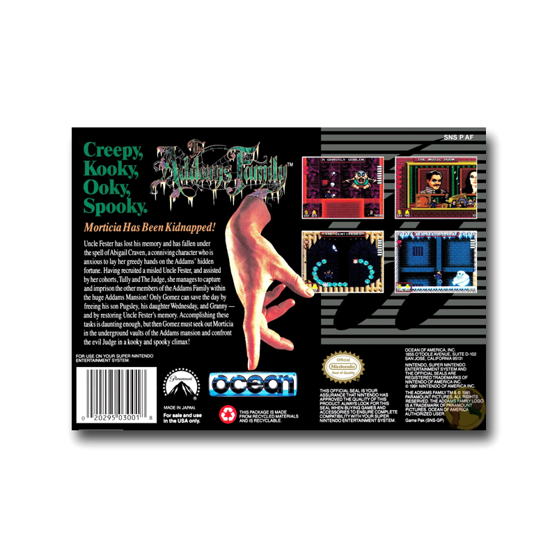 Addams Family (Nintendo SNES)