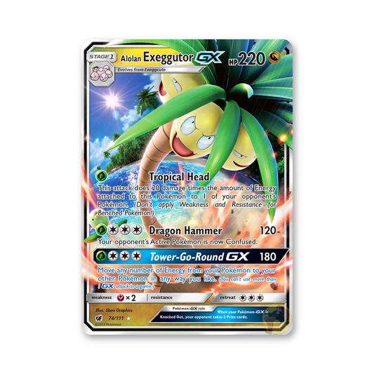 Alolan Exeggutor GX - 74/111 (Crimson Invasion)