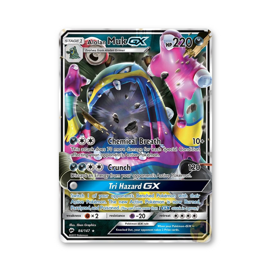 Alolan Muk GX - 84/147 (Burning Shadows)