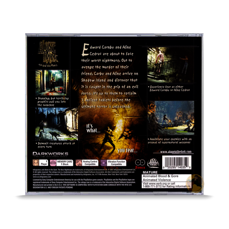 Alone in the Dark: The New Nightmare (PlayStation 1)