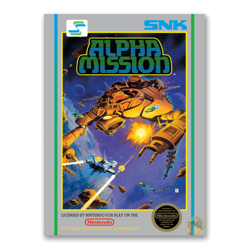 Alpha Mission [5 Screw] (Nintendo NES)