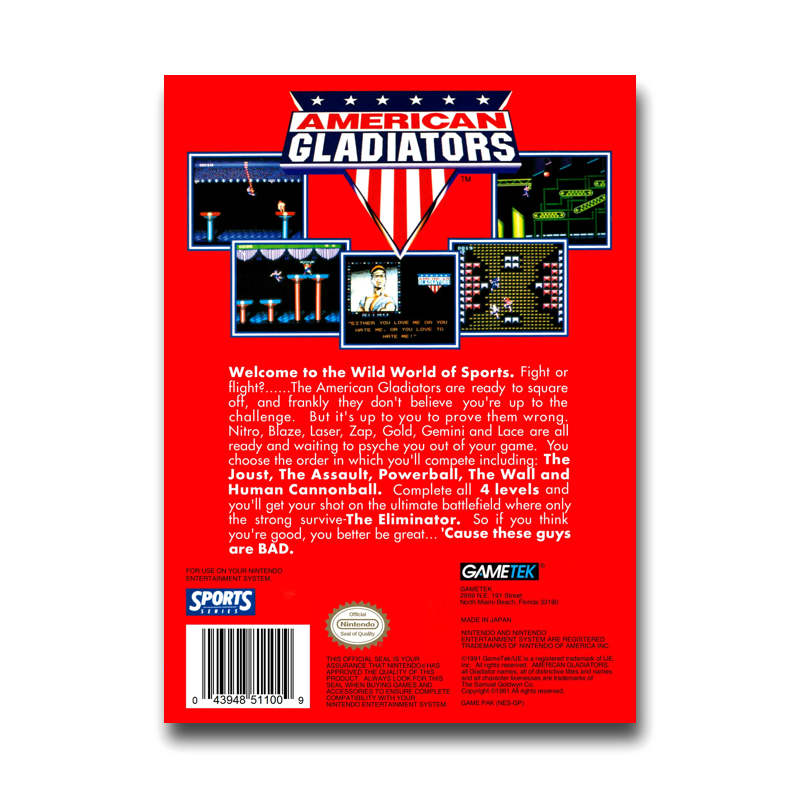 American Gladiators (Nintendo NES)