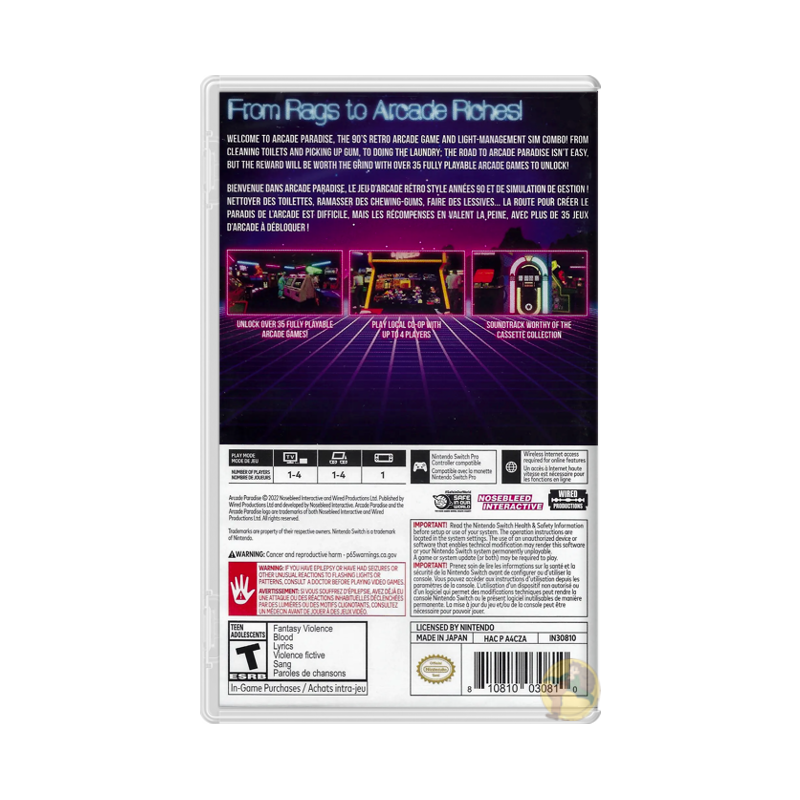 Arcade Paradise (Nintendo Switch)