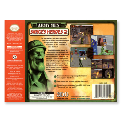 Army Men: Sarge's Heroes 2 (Nintendo 64)