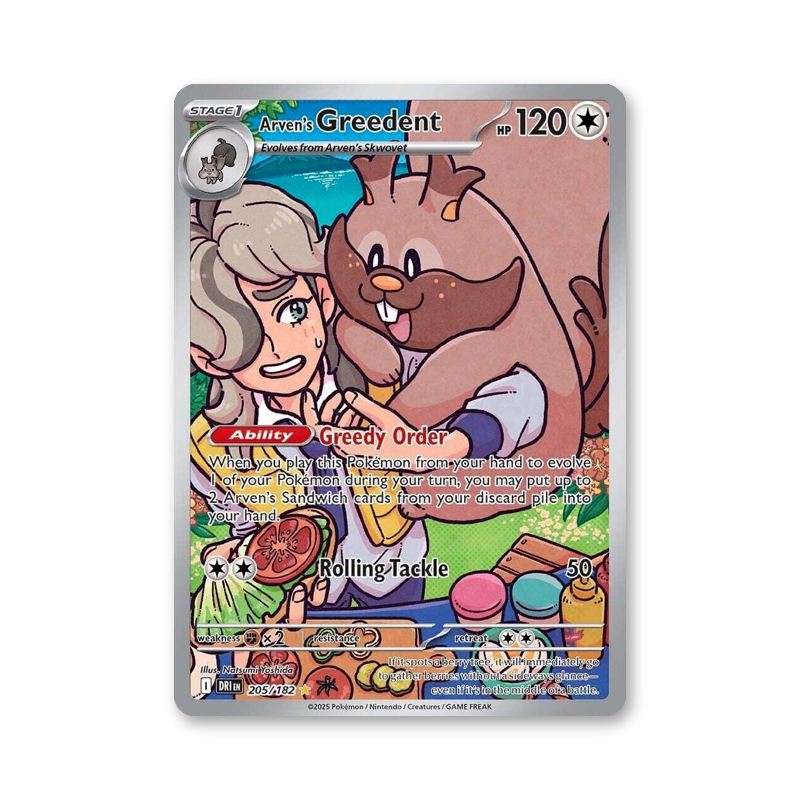 Arven's Greedent - 205/182 (Destined Rivals)