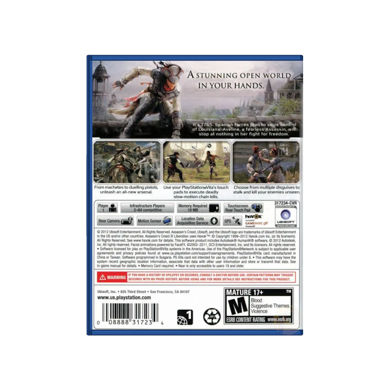 Assassin's Creed III: Liberation (PlayStation Vita)