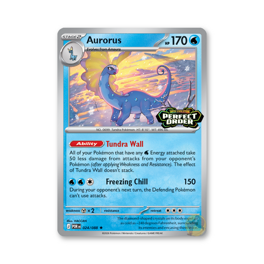 Aurorus (Perfect Order Stamped) - 024/088 (Miscellaneous Cards & Products)