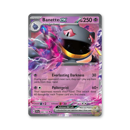 Banette ex - 088/198 (Scarlet & Violet Base Set)