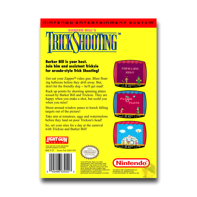 Barker Bill's Trick Shooting (Nintendo NES)