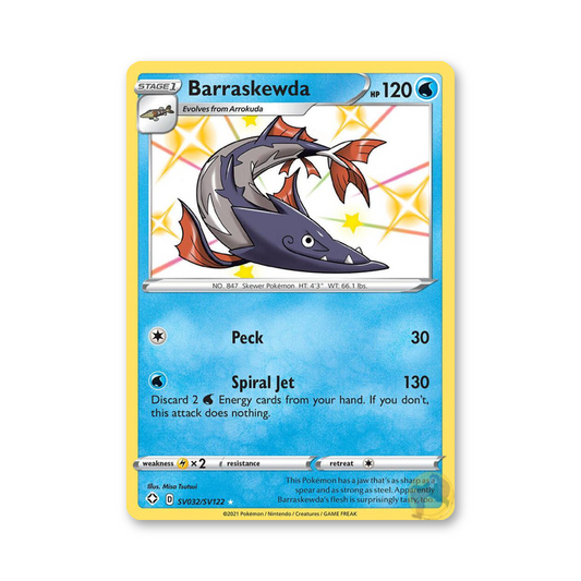 Barraskewda - SV032/SV122 (Shining Fates: Shiny Vault)