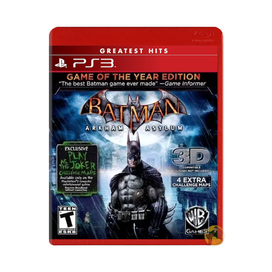 Batman: Arkham Asylum [Game of the Year Edition / Greatest Hits] (PlayStation 3)