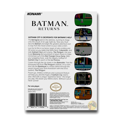 Batman Returns (Nintendo NES)