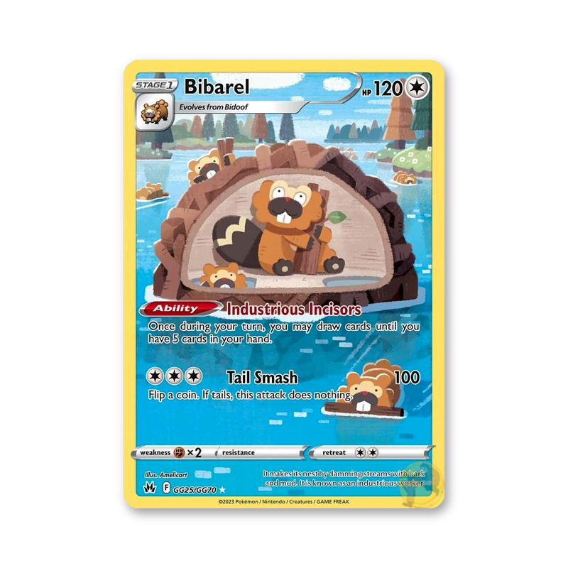 Bibarel - GG25/GG70 (Crown Zenith: Galarian Gallery)