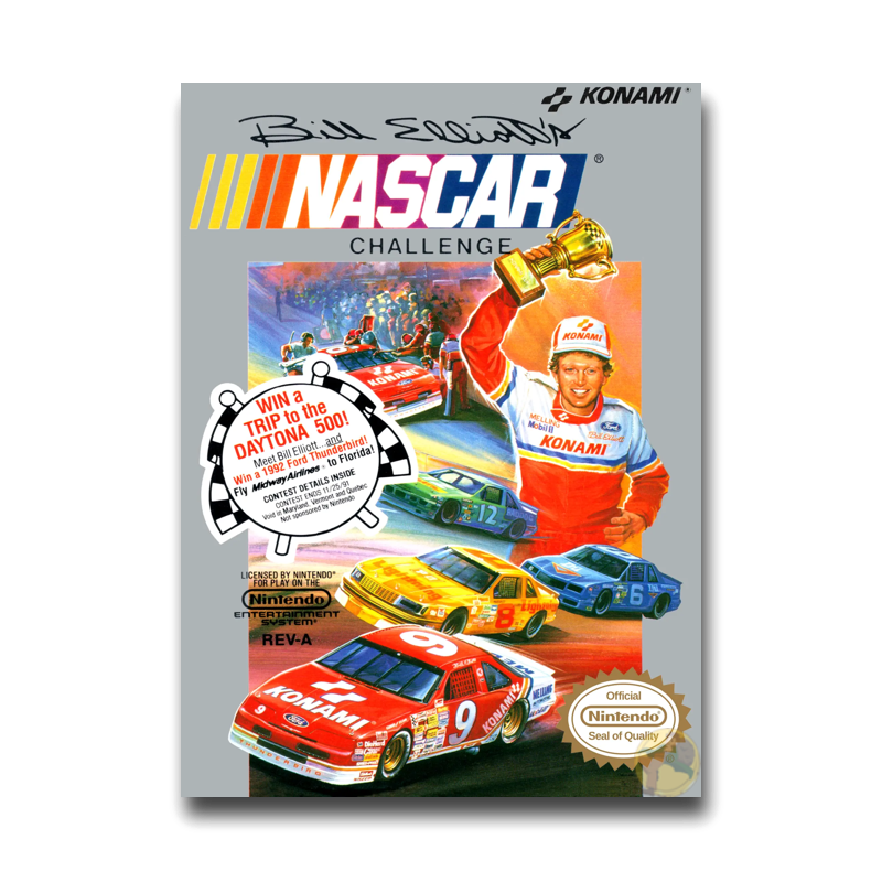 Bill Elliott's NASCAR Challenge (Nintendo NES)