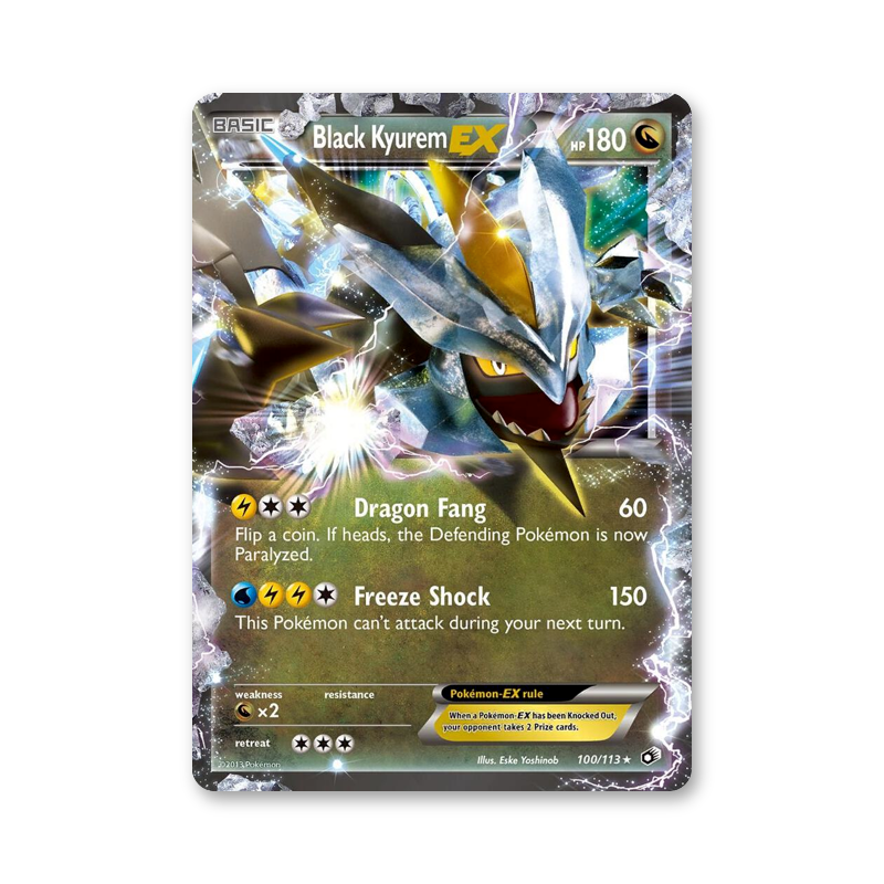 Black Kyurem EX - 100/113 (Legendary Treasures)