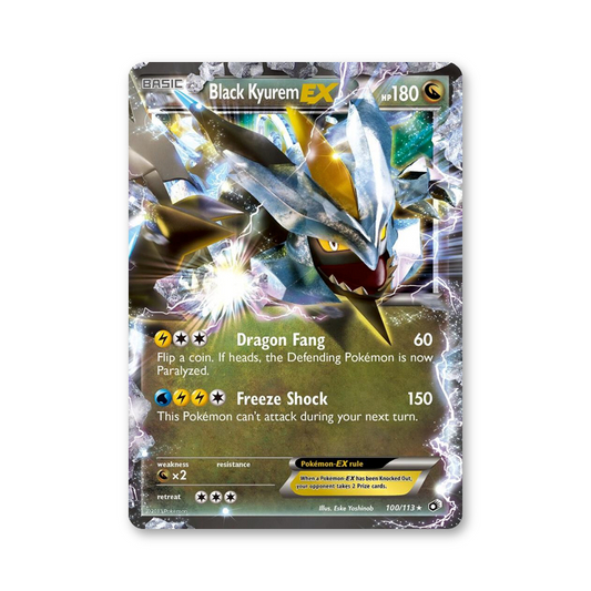 Black Kyurem EX - 100/113 (Legendary Treasures)