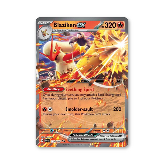 Blaziken ex - 024/159 (Journey Together)