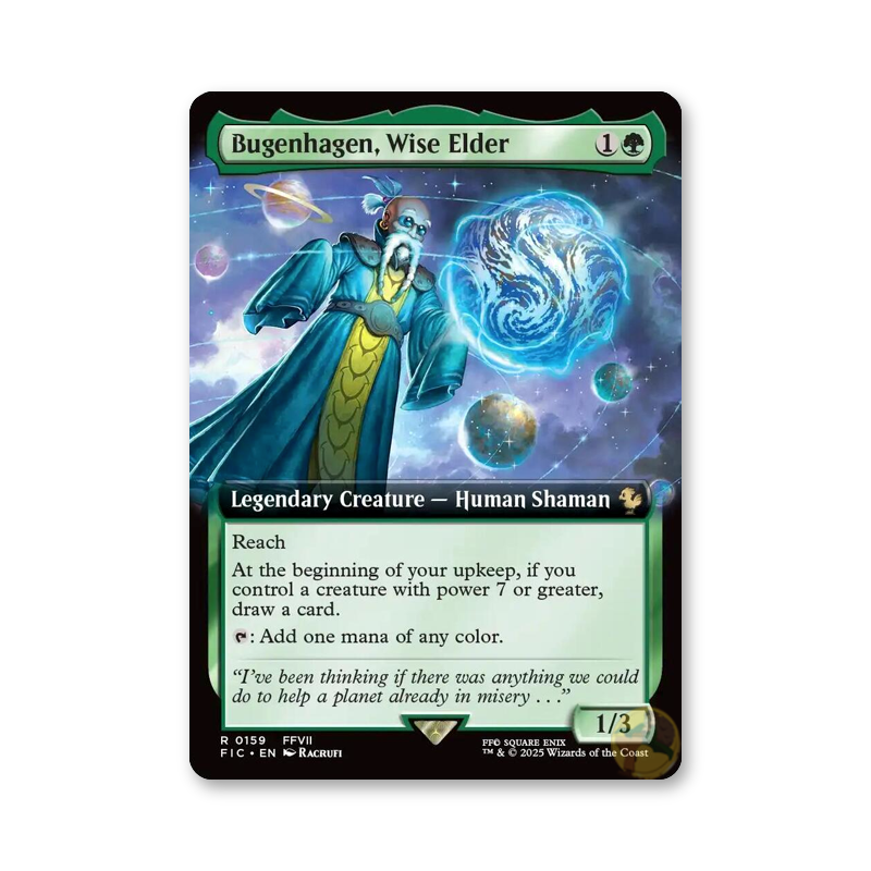 Bugenhagen, Wise Elder (Extended Art) - 159 (Commander: FINAL FANTASY)