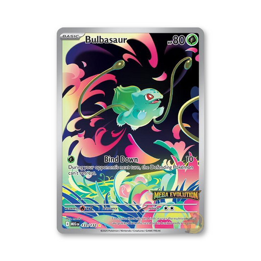 Bulbasaur (Mega Evolution Stamped) - 133/132 (Miscellaneous Cards & Products)