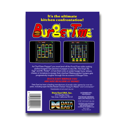 BurgerTime (Nintendo NES)