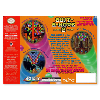Bust-A-Move 2: Arcade Edition (Nintendo 64)