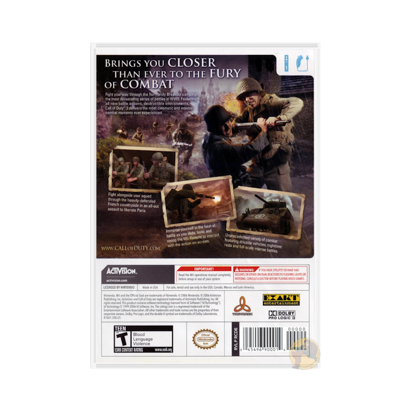Call of Duty 3 (Nintendo Wii)