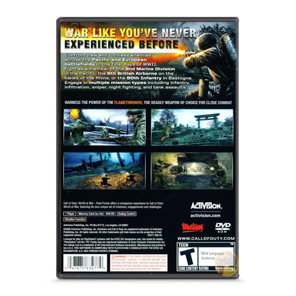 Call of Duty: World at War - Final Fronts (PlayStation 2)