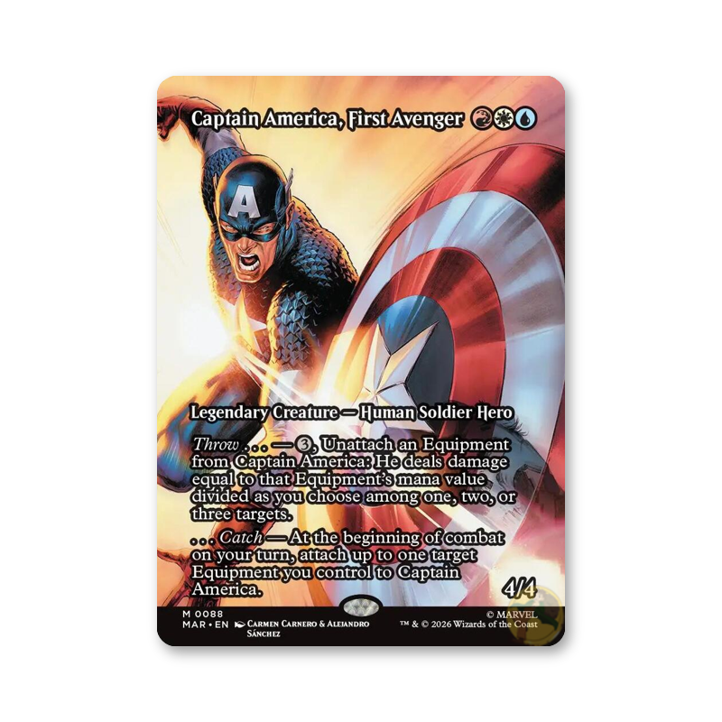 Captain America, First Avenger (Borderless) - 0088 (Marvel Universe Eternal-Legal)