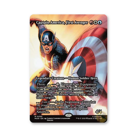 Captain America, First Avenger (Borderless) - 0088 (Marvel Universe Eternal-Legal)