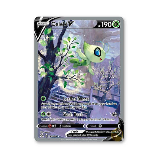 Celebi V (Alternate Full Art) - 245/264 (Fusion Strike)