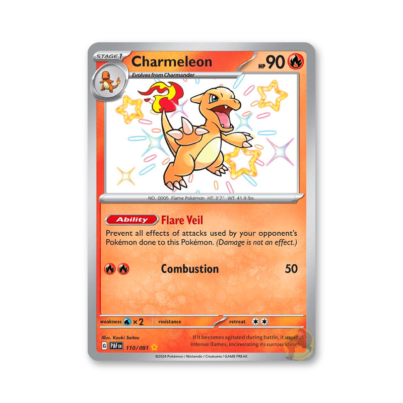 Charmeleon - 110/091 (Paldean Fates)
