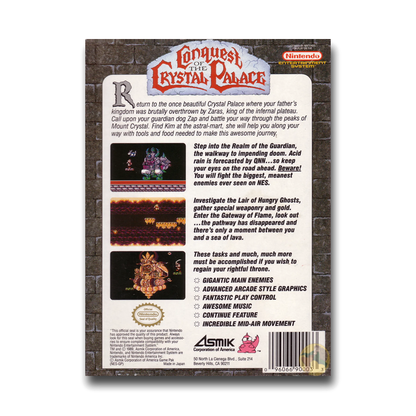 Conquest of the Crystal Palace (Nintendo NES)