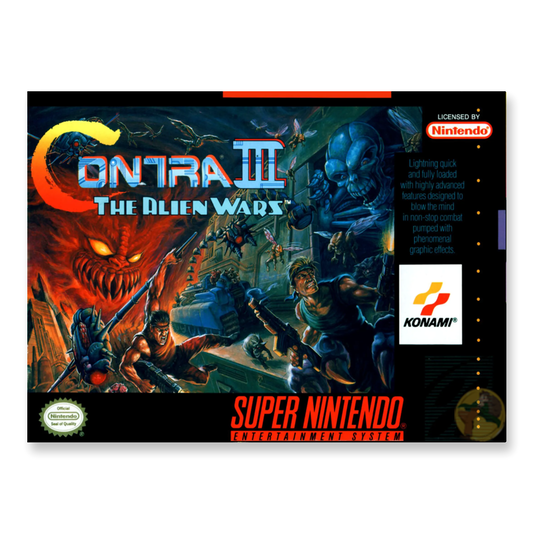 Contra III: The Alien Wars (Nintendo SNES)