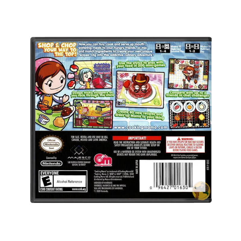 Cooking Mama 3: Shop & Chop (Nintendo DS)
