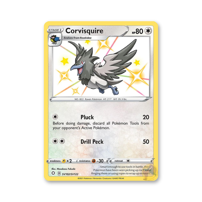 Corvisquire - SV102/SV122 (Shining Fates: Shiny Vault)