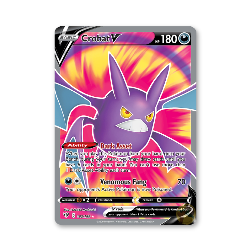 Crobat V (Full Art) - 182/189 (Darkness Ablaze)