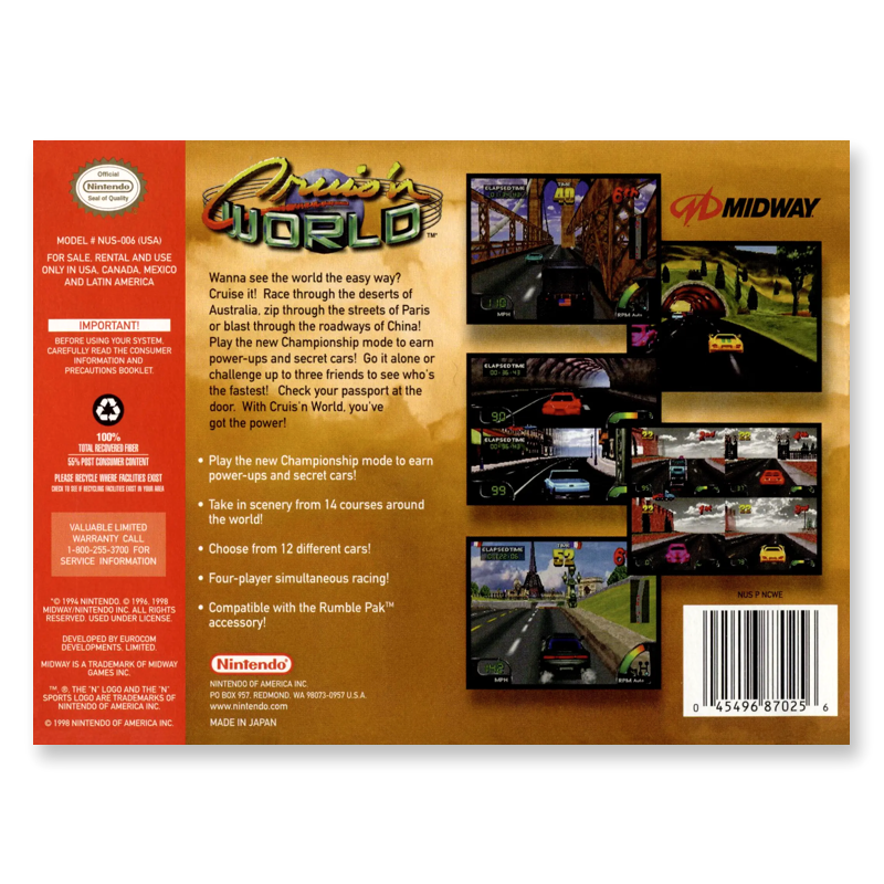 Cruis'n World (Nintendo 64)