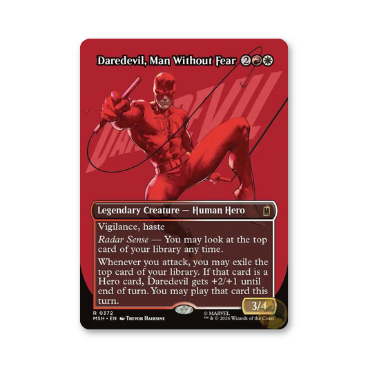 Daredevil, Man Without Fear (Borderless)  - 0372 (Marvel Super Heroes)