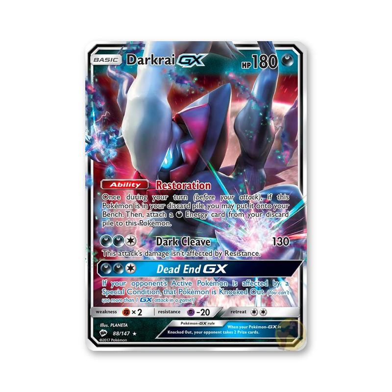 Darkrai GX - 88/147 (Burning Shadows)