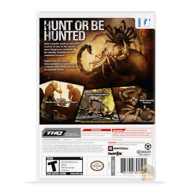 Deadly Creatures (Nintendo Wii)