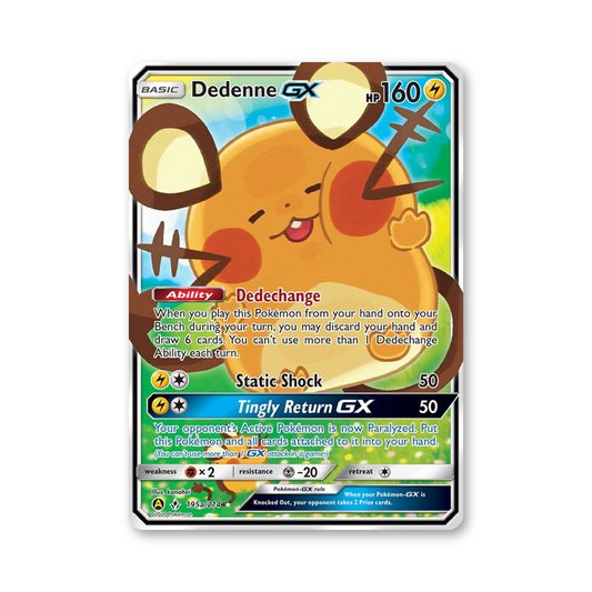 Dedenne GX - 195a/214 (Alternate Art Promos)